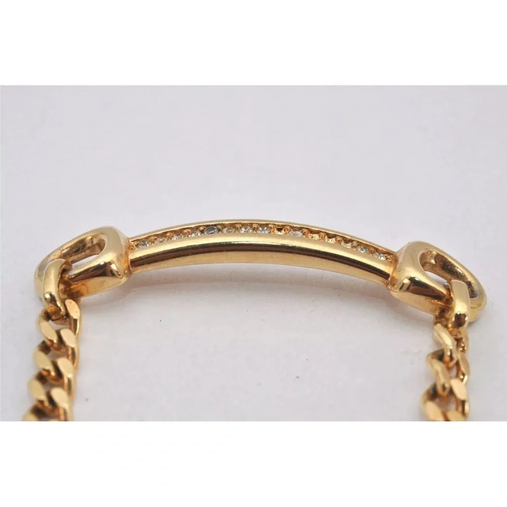 Christian Dior Rhinestone GT Chain Necklace missing stones (Bracelet sold sep) - Picture 8 of 14